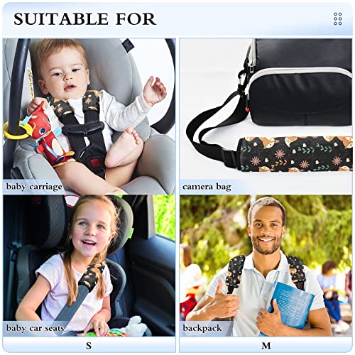 רצועות מושב רכב רכב חמוד של פוקס פוקס לילדים לתינוקות 2 יח 'רצועות מושב מכונית רפידות כרית כרית