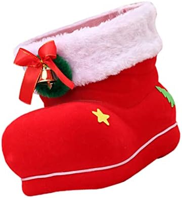 מגפי ממתקים לחג המולד מגרש גרביים לילדים גרבי מיניאטורה סלסלת עיצוב חג המולד קופסת גרב חג המולד