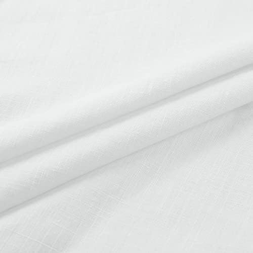 צמרות פשתן כותנה 3/4 שרוול נשים בקיץ פלוס חולצת צוואר גודל חולצת טריקו בצבע אחיד חולצות וינטג