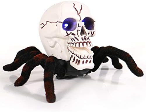 Bootoyard Halloween Spider Styling Styling קישוט גולגולת עכביש טריק צעצועים מבוקרים צעצוע עכביש ללא