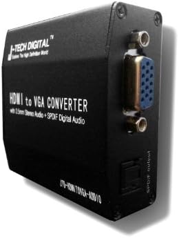 J-Tech Digital JTD-MH-AV MINI HDMI ל- COMPOSTED AV CVBS R/L HD ממיר וידאו