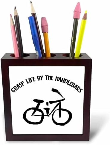 3drose חיי אופניים מצחיקים על ידי רכיבה על כידון הרכיבה על אופניים. - מחזיקי עט אריחים