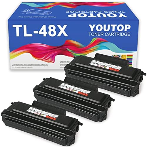 YouTop ייצור מחדש 3PK TL-48X TL48X מחסנית טונר שחורה החלפת L2300DW L2350DW M118DW M29DW L2710FDW