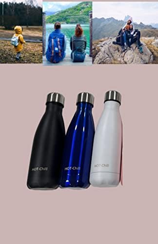 בקבוק מים ספורטיבי חם-צ'יל חם 12 גרם דליפה חסין דליפה ללא הזעה BPA חינם לשימוש חוזר ואקום מבודד נירוסטה בקבוקי