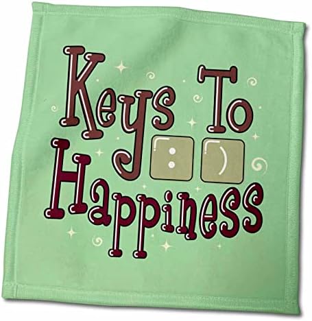 מקשים של תדרו לאושר - שני המפתחות האלה במקלדת שלך יוצרים מאושרים. - מגבות
