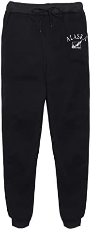 Miashui הגיעו מכנסי טרנינג לנשים סתיו חורף הדפסים בצבע אחיד אימון בית מכנסי רגל רחבים אלסטיים חמים