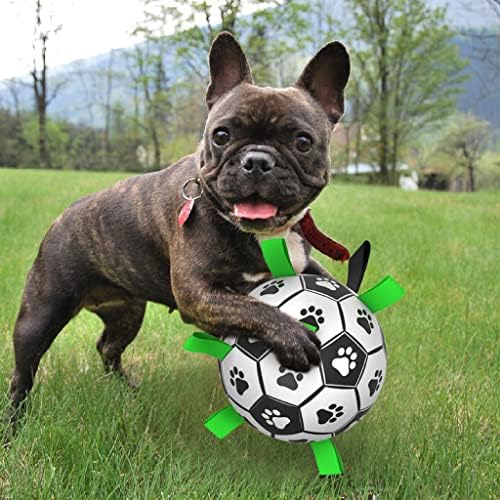 אבולנדר כלב צעצועי כדורגל כדור, אינטראקטיבי כלב צעצועי משיכה של מלחמה, גור יום הולדת מתנות, כלב