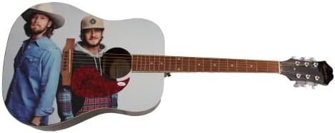 בריאן קלי חתם על חתימה בגודל מלא מותאם אישית יחיד במינו 1/1 גיבסון אפיפון גיטרה אקוסטית א. א. עם אימות ג 'יימס