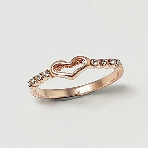 להקת חתונה לנשים רוז זהב זהב הבטחה טבעות עיצוב עדין טבעת יהלום אור יוקרה טבעות טבעות אירוסין גבוהות