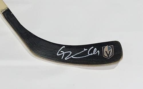 מארק סטון חתום הוקי מקל לאס וגאס אבירי זהב JSA COA - מקלות NHL עם חתימה