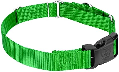 קאנטרי ברוק פץ - סיד חם ירוק כבד ניילון מרטינגל עם אבזם דלוקס - 30+ אפשרויות צבע תוססות