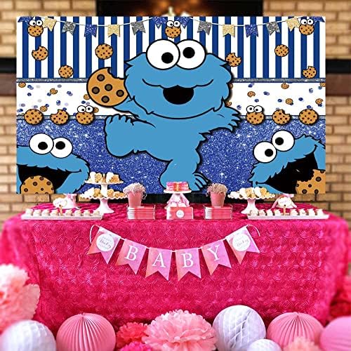 תינוק מקלחת מסיבת יום הולדת באנר כותנה, ילדי מסיבת יום הולדת עוגת קינוח שולחן דקור וגינה באנר