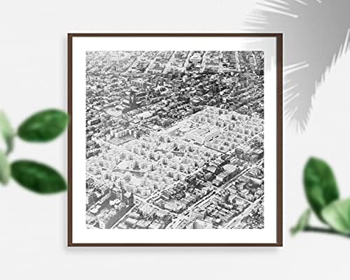 1939 תמונה בתי וויליאמסבורג, ברוקלין, ניו יורק נוף אווירי של בתי וויליאמסבורג החדשים, פיתוח דיור