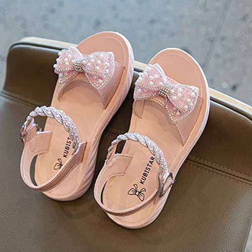 נעלי QVKARW ילדים קיץ עם סנדלי יהלומים אופנה ילדות קטנות סוליות רכות נעליים נעליים בגודל בינוני נעלי