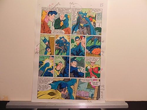 חלק באטמן וינטג ' 415 מדריך צבעים חתום אדריאן רוי עם עמ ' 15