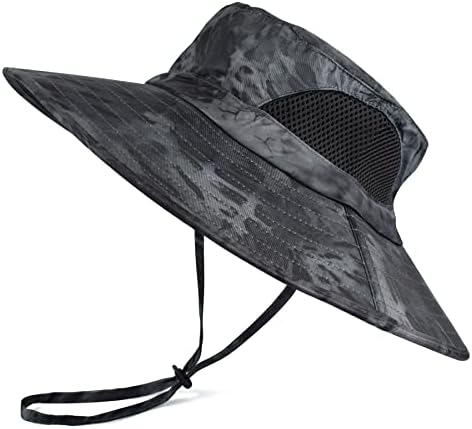 איינסקי שמש כובע לגברים / נשים, עמיד למים רחב ברים דלי כובע מתקפל בוני כובע לדיג טיולים גן ספארי חוף