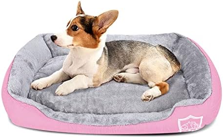 מיטת כלבים טופ-מארט לכלבים בינוניים/ קטנים וחתול, מיטת חיות מחמד לשימוש חוזר מתאימים לארגזי כלבים, מחצלת