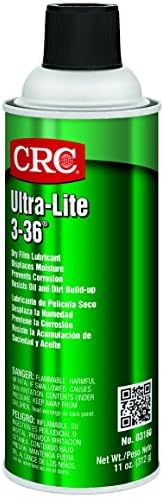 CRC Ultra Lite 3-36 חומר סיכה לא מכתים דק במיוחד, 11 גרם אירוסול, ענבר