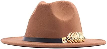 כובע צמר פדורה חגורת נשים קלאס