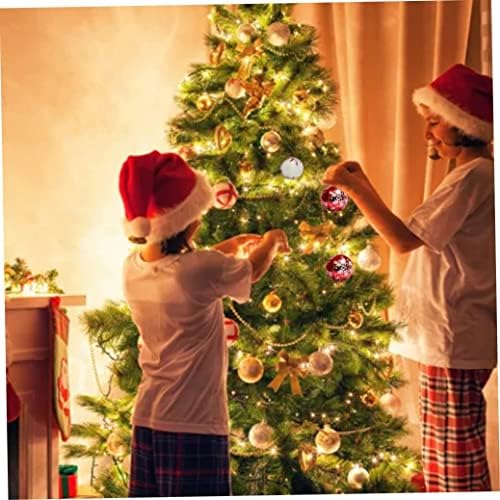 Lqbywl קישוטים תלויים לחג המולד, קישוטי עץ חג המולד, חליפות חג המולד, קישוטי כדור חג המולד קביעת