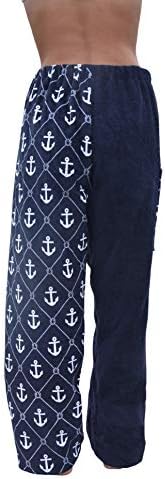 מגבת גן העדן Co. מכנסי מגבות לשחיינים - מכנסי מגבת כותנה של כותנה - כיסוי חוף - ללבוש נופש - שחייה בלאי