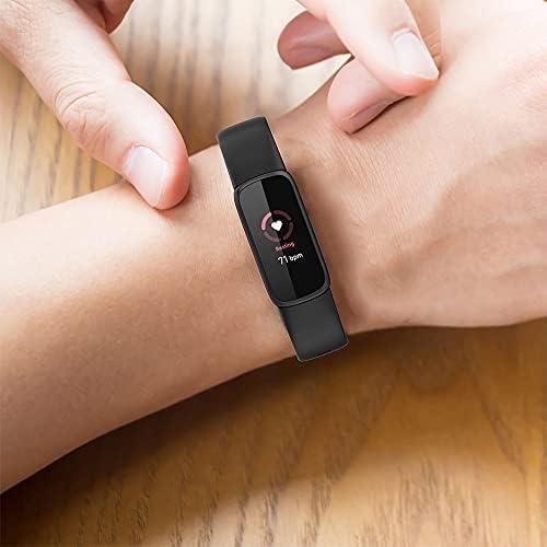 להקות תואמות להקות Fitbit Luxe לגברים נשים, להקת שעון ספורט צנוס רכה של צמיד רך עבור Fitbit Luxe Smart Watch