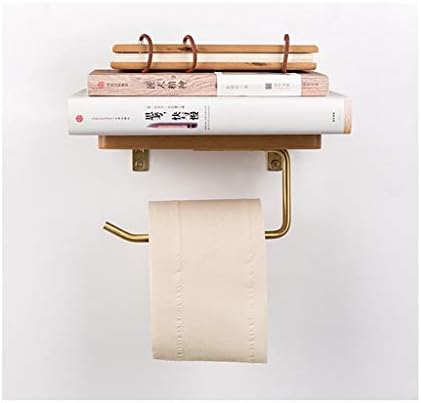 רכוש מחזיק נייר טואלט - מחזיק גליל נייר טואלט נירוסטה עם קיר מדף מותקן למוברש אמבטיה