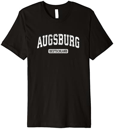 חולצת טריקו של עיצוב ספורט וינטג 'של אוגסבורג