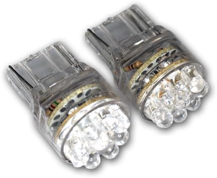 TuningPros LEDPL-T20-Y15 LED LED נורות LED נורות T20 טריז, 15 סט צהוב 2-PC צהוב
