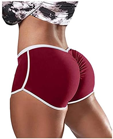 מכנסי יוגה חותלות כושר אימון ספורט נשים מפעיל מכנסיים אתלטים מכנסי יוגה קצרים