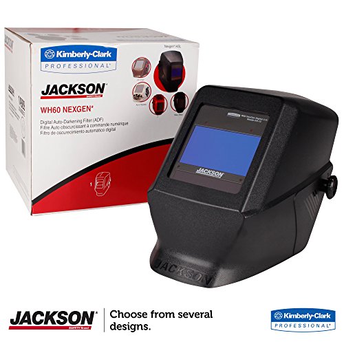 בטיחות ג'קסון W60 NEXGEN HSL 100 קסדת ריתוך עם פילטר דיגיטלי של פילטר אוטומטי, שחור