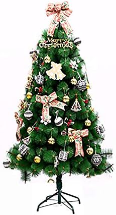 עץ חג המולד מלאכותי של Caixin מעוצב מראש, עץ חג המולד פרימיום קל להרכבה בעזרת מתכת יציבה קישוטים