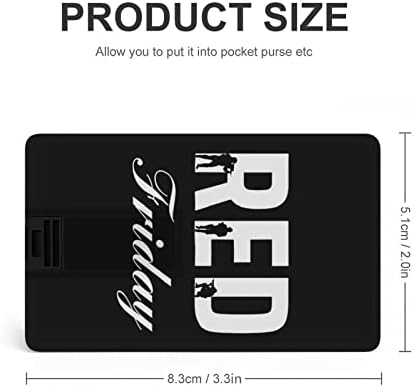 R.E.D זכרו את כולם פרוסים אדום שישי 1 כרטיס אשראי USB כונני פלאש כונני זיכרון מותאמים אישית מקל