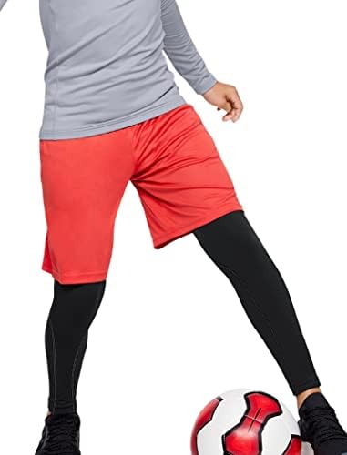 טללאו 1/2/3 חבילה בני נוער דחיסת חותלות מכנסיים גרביונים אתלטי בסיס שכבה עבור ריצה הוקי כדורסל