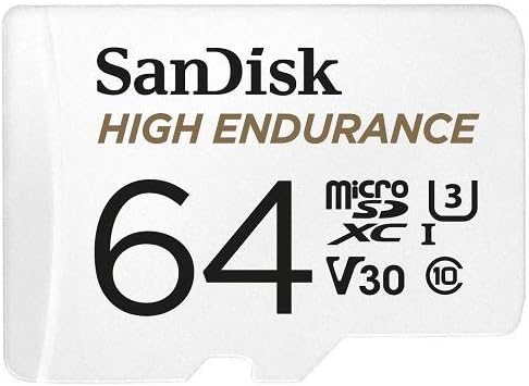 כרטיס זיכרון מיקרוסדיסק בעל סיבולת גבוהה של 64 ג ' יגה-בייט למצלמת דאש חכמה של נקסאר עובד עם חבילה של