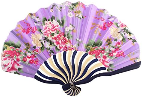 QTQGOITEM NYLON במבוק פרחים מודפסים מסיבת רקדנית ניידת