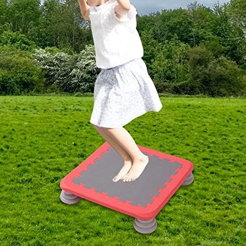 Deevoka Mini Kids Trampoline Fitness צעצוע פעילות גופנית ספורט קפיצה אימונים חושיים מיטה מקפצת יציבה לילדים