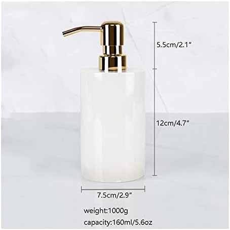 בקבוק קרם סבון משטח השיש בקבוק קרם 160 מל/5.6oz קרם קרם.