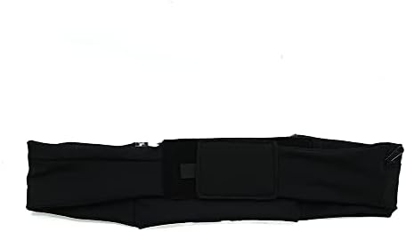 3 אריזת המותניים של חגורת ריצה מתכווננת בכיס, חבילת פאני לאימון עם גיבוי עמיד בפני זיעה, מחזיקה