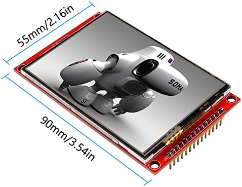 3.2 אינץ 'מודול SPI מסך מגע מגן מגן מודול SPI סדרתי ILI9341 320X240 5V 3.3V עם עט מגע