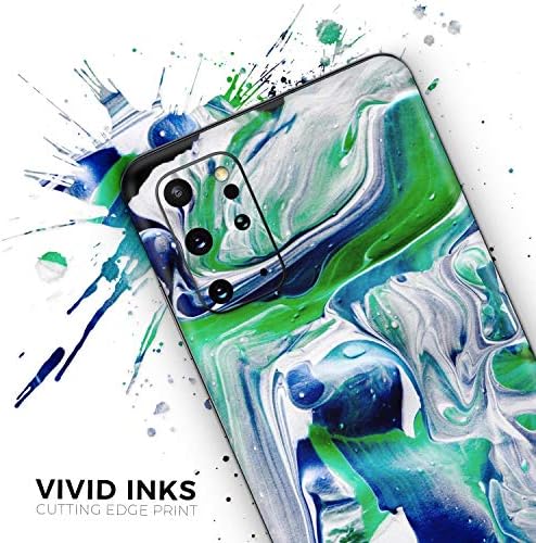 תכנן Skinz נוזל צבע מופשט צבע v39 מגן מדבקות ויניל עוטף כיסוי עור תואם ל- Samsung Galaxy S20