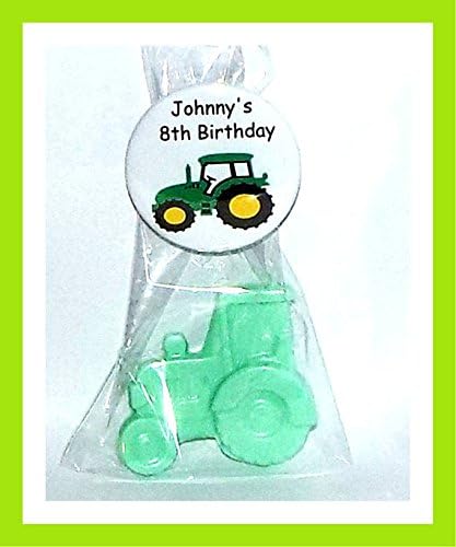 סבון טרקטור/מקלחת לתינוקות טובות/מסיבת יום הולדת טובות/סיכת כפתור בהתאמה אישית/ילדה יום הולדת לטובת יום הולדת/ילד