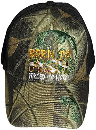 נולד לדגים נאלץ לעבוד בס צל הסוואה הסוואה שחור כדור כובע כובע