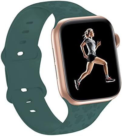 להקות שעון קקטוס חקוקות תואמות את Apple Watch 42 ממ 44 ממ 45 ממ, גברים בנות נשים לייזר מודפס