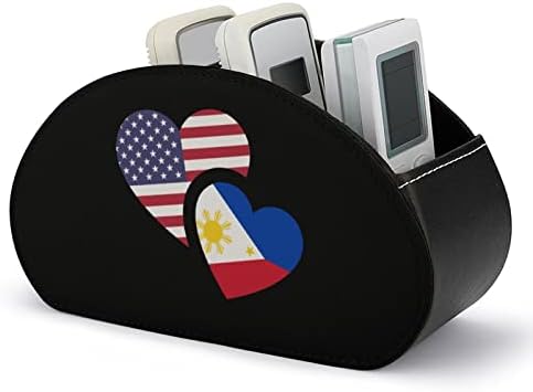 פיליפינים ארהב דגל טלוויזיה מחזיק בשלט רחוק