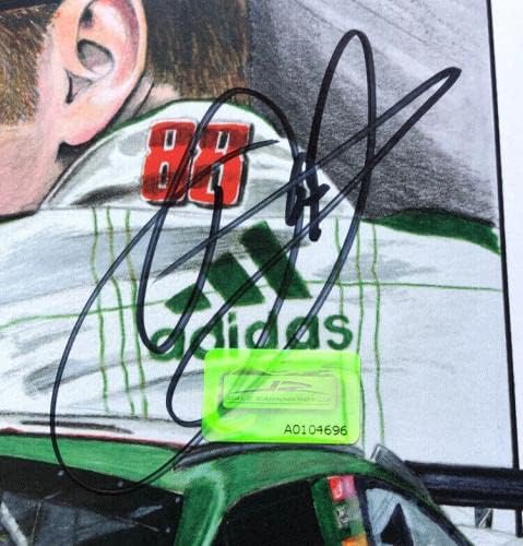 דייל ארנהרדט ג'וניור סטיבן באלוק חתם 11x14 קנאטיקיות קולאז 'של NASCAR - תמונות NASCAR עם חתימה