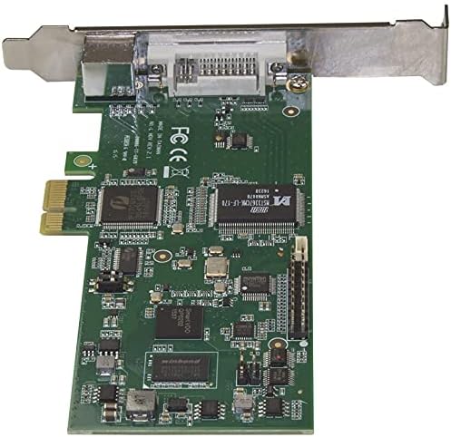 Startech.com כרטיס לכידת וידאו PCIE - 1080p ב 60 fps - HDMI / VGA / DVI / רכיב - כרטיס לכידת מחשב - כרטיס
