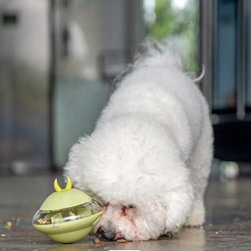 Poshirae פינוק אינטראקטיבי מחלק צעצועי כלבים, צעצועים אינטראקטיביים בצורת עבמים לשעמום, סיבוב מזון