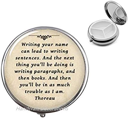 כתיבת השם שלך יכול להוביל לכתיבת משפטים תיבת הגלולה זכוכית ספריית תמונות תכשיטי תיבת הגלולה.248