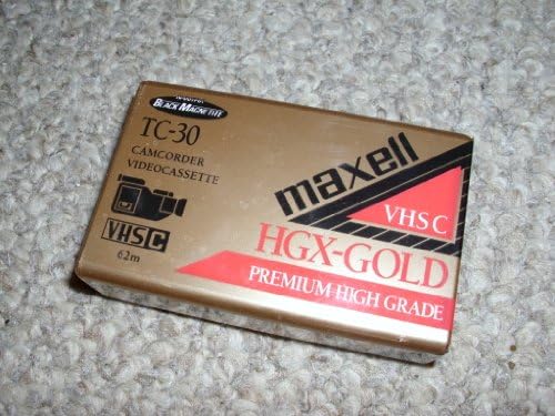 קלטת קלטת וידאו של Maxell VHS-C, 30 דקות